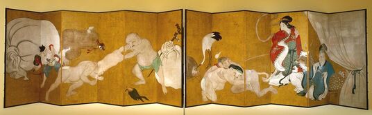 Itchō, ‘Seven Gods of Good fortune’, about 1700