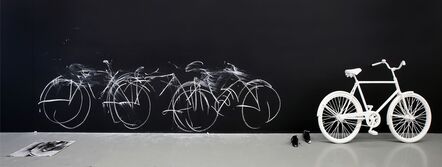 Robin Rhode, ‘Chalk Bicycle’, 2011