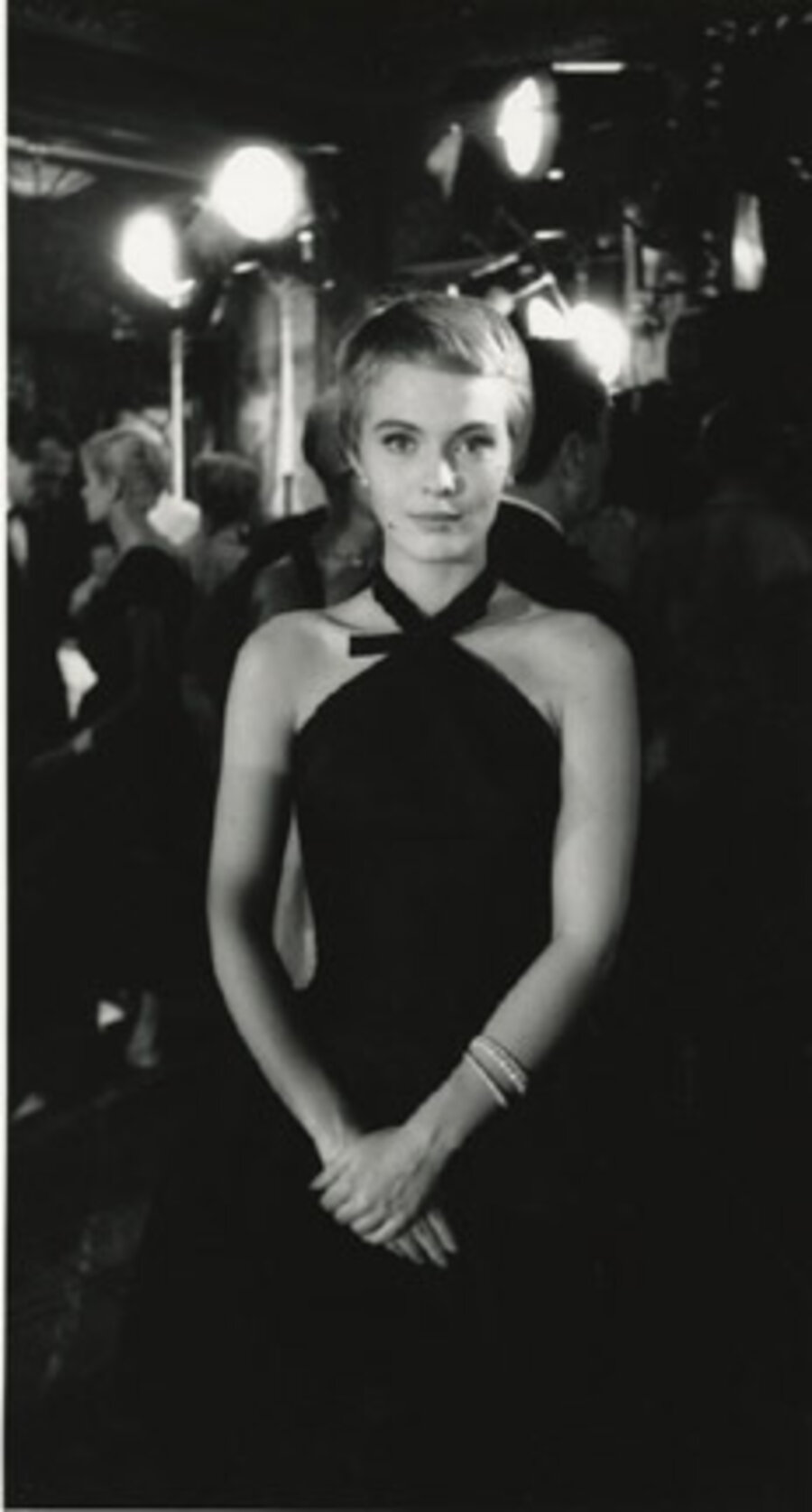 Jean Seberg, portrait at Maxim’s Restaurant during the filming of "Bonjour Tristesse", Paris