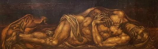 Oleg Litvinov, ‘Dead Christ’, 1992