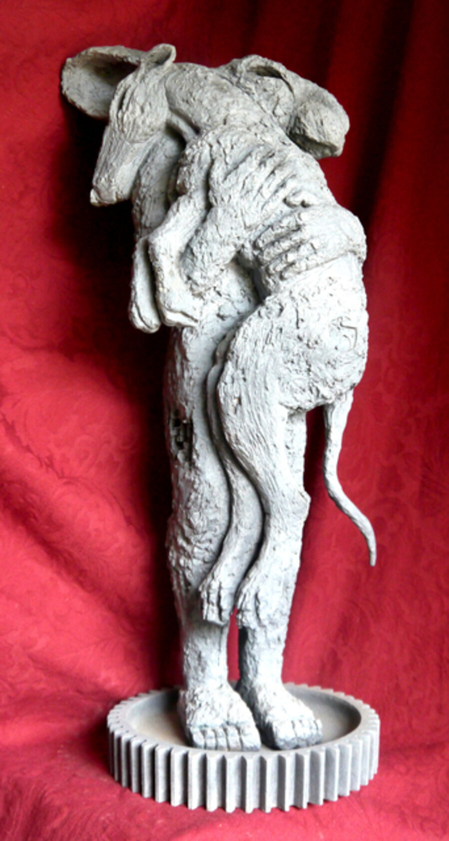 Lady Hare with Dog III