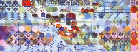 Joyce Kozloff, ‘Harvard Square Litho, Detail’, 1984 -86