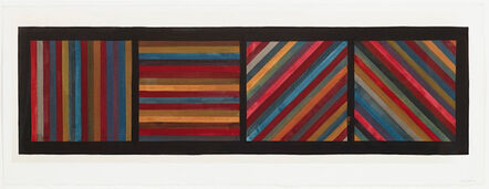 Sol LeWitt, ‘Lines in four directions’, 1991