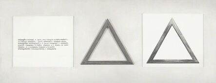 Martí Cormand, ‘Formalizing their concept: Joseph Kosuth's 'One and three triangles, 1965'’, 2014