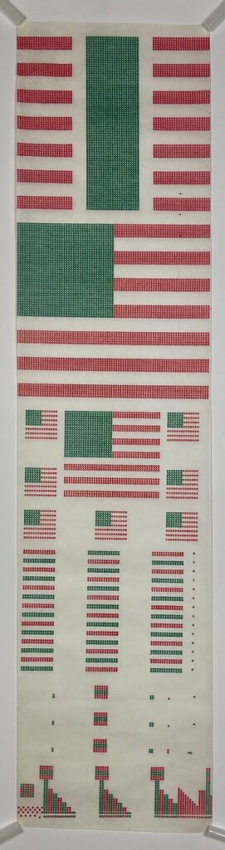 Christopher Knowles, ‘The Flags Typing’, 1983