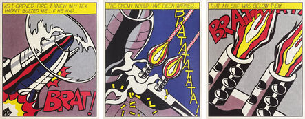 Roy Lichtenstein, ‘As I Opened Fire (hand-signed)’, 1966