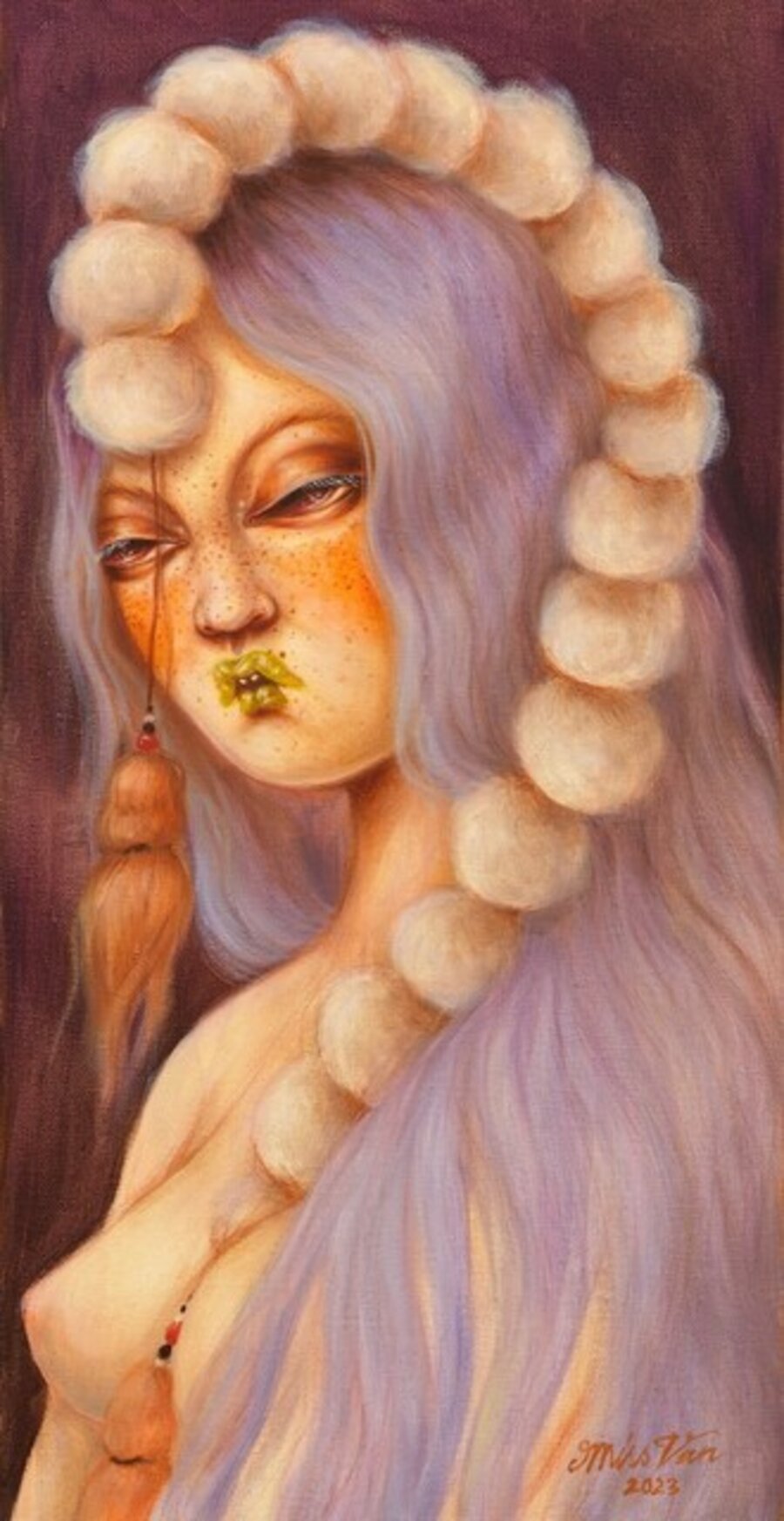 White Pompom Muse II