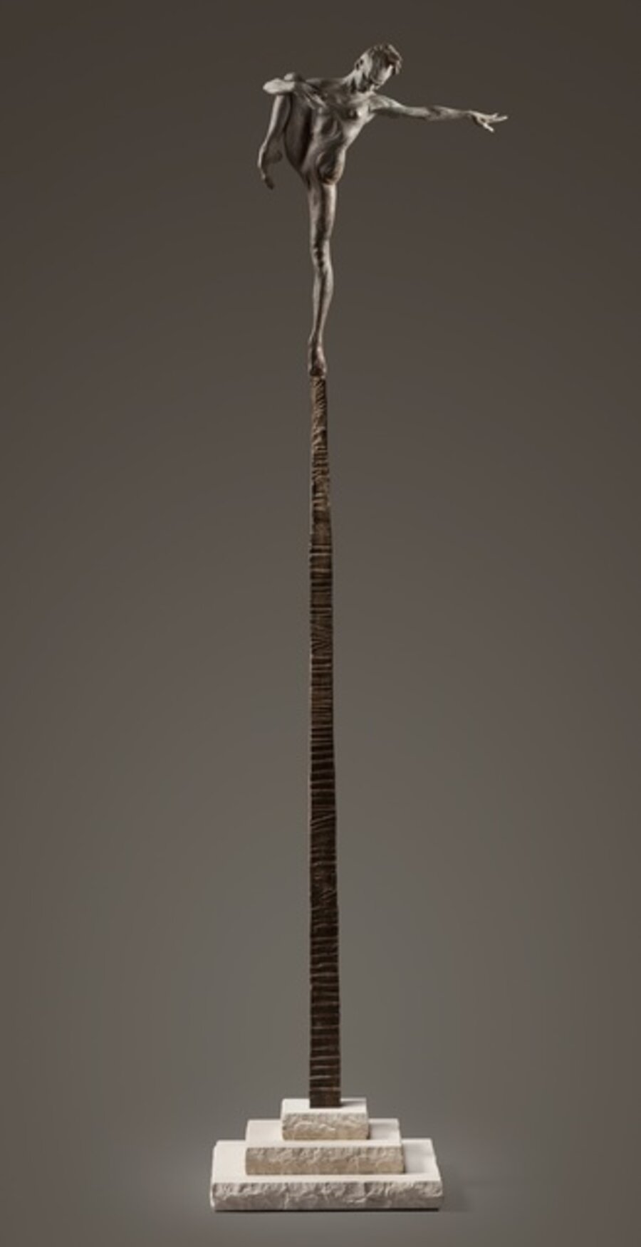 Contemporary Nude Spire III Column - Liberty