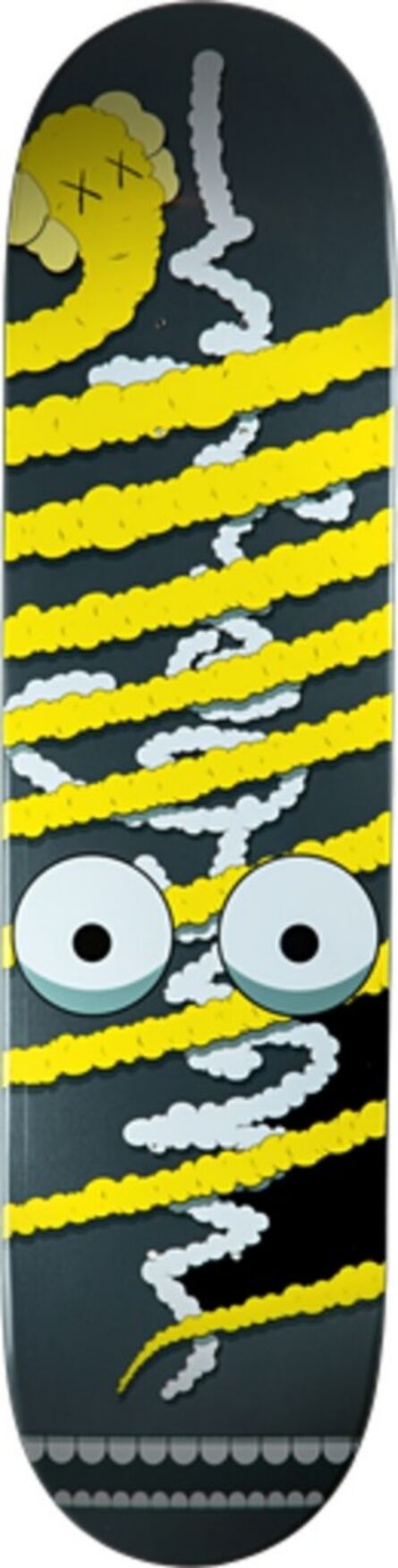 KAWS, ‘Yellow Snake (Limited Edition, Numbered) Skate Deck’, ca. 2005