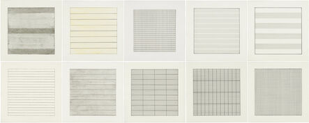 Agnes Martin, ‘Paintings and Drawings: Stedelijk Museum portfolio’, 1990-1991