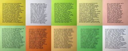 Jenny Holzer, ‘Inflammatory Essays’, 1978-1982