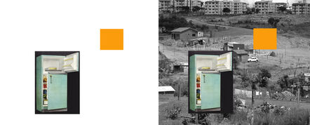 Sergio Vega, ‘social landscape (fridge and orange)’, 2016