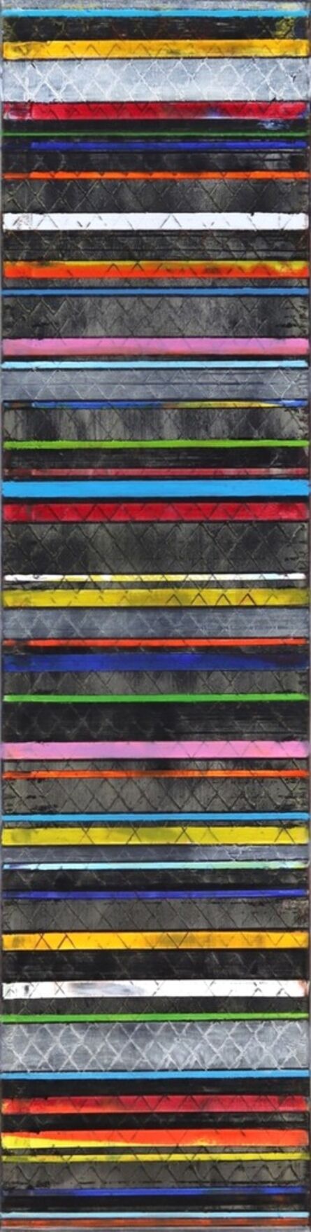 Petra Rös-Nickel, ‘Colour Lines In Black’, 2020