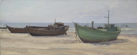 Efim Deshalit, ‘Fishingboats’, 1959