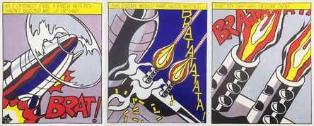 Roy Lichtenstein, ‘As I Opened Fire Poster (Triptych) (First Edition)’, 1966