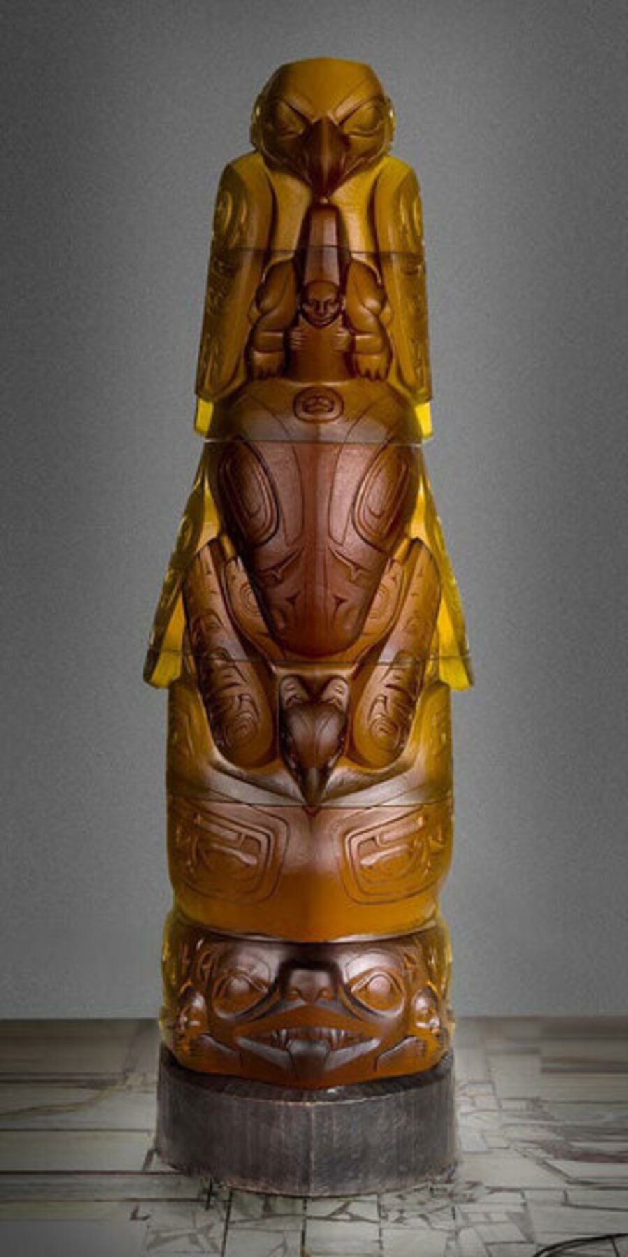 KILLER WHALE TOTEM