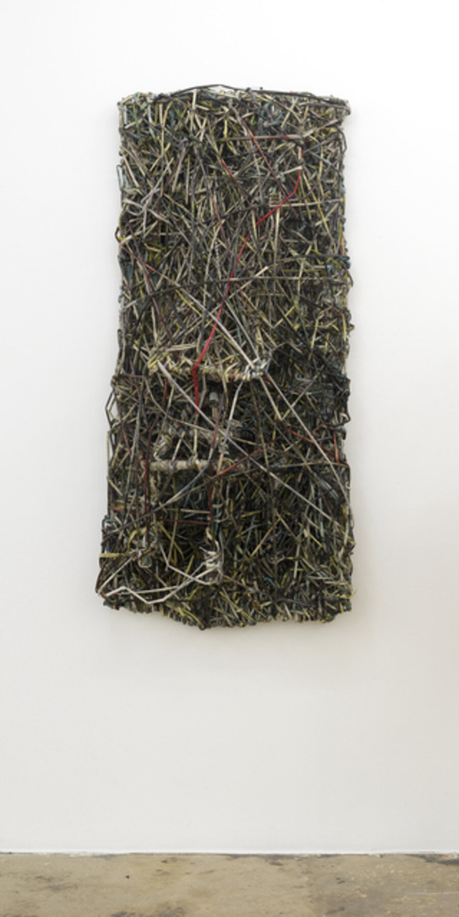 Overgrown Small Chair, Free Weaving the News, (December/January 2020)
