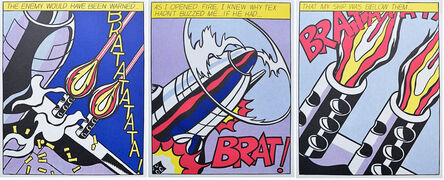 Roy Lichtenstein, ‘As I Opened Fire’, 1983
