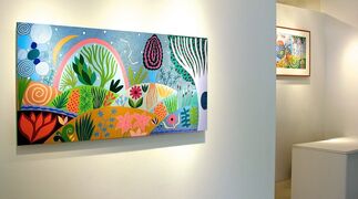 Lisa Houck:  Recent Paintings, Watercolors, Mosaics and Prints, installation view
