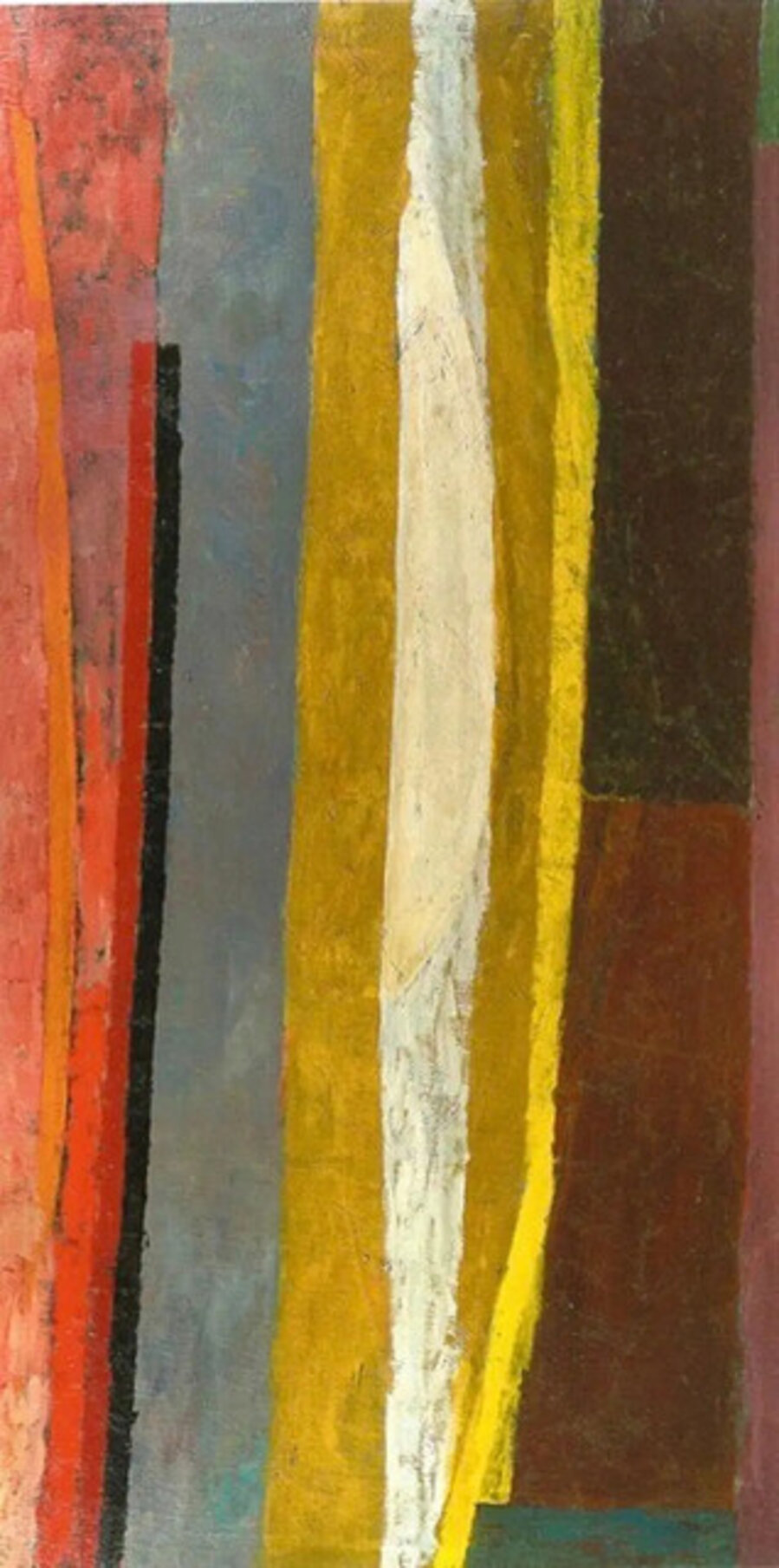 Abstract Non Objective Mid 20th Century American Modern Color Field 1950s 1958