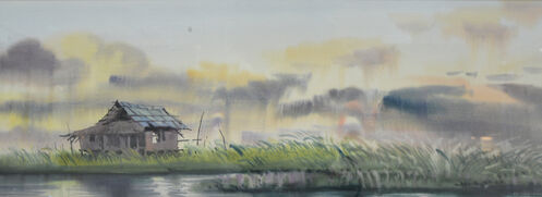 Zay Yar Aye, ‘Peaceful Village I’, 2015