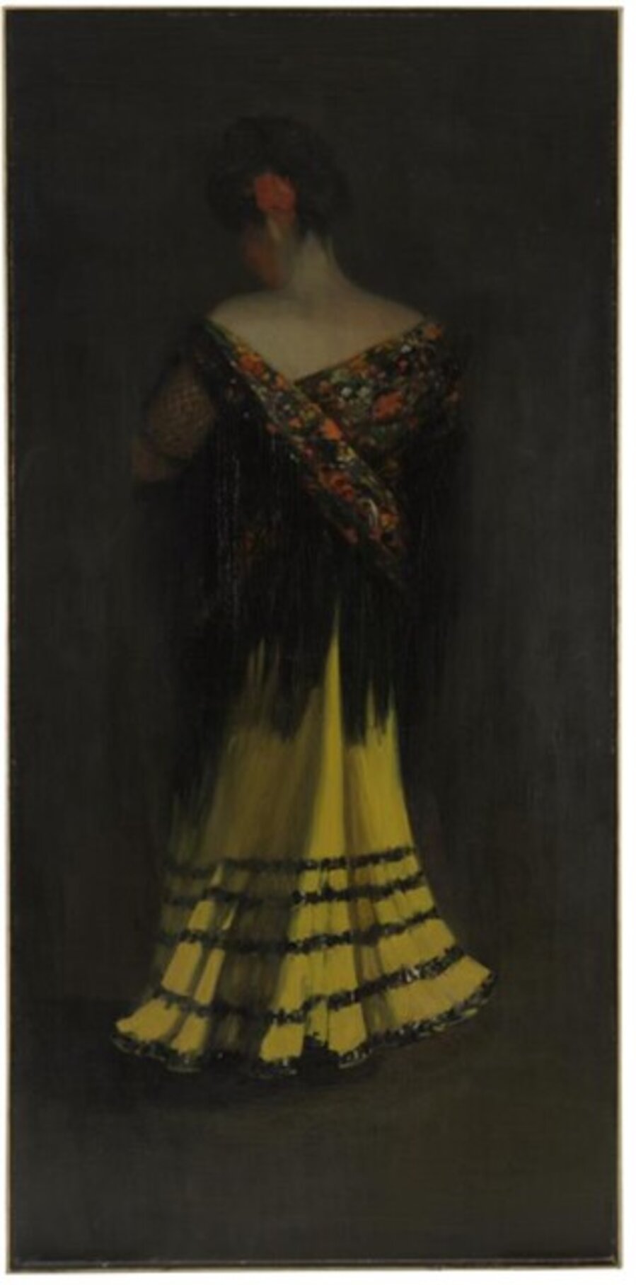 The Spanish Shawl: Portrait of Jeanne Frankenberg