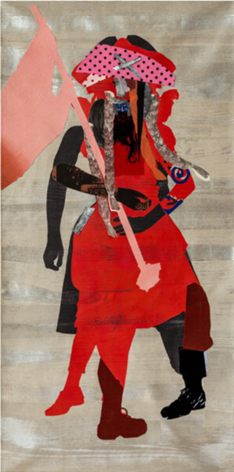 The Exquisite Pirate (red-Flag-Silver)