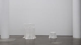 ON STAND IN GLASS UNDER CLOTH, installation view