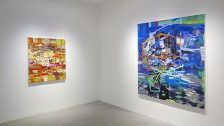 Marie Thibeault: engineering, selected paintings, installation view