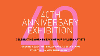 40th Anniversary Exhibition, installation view