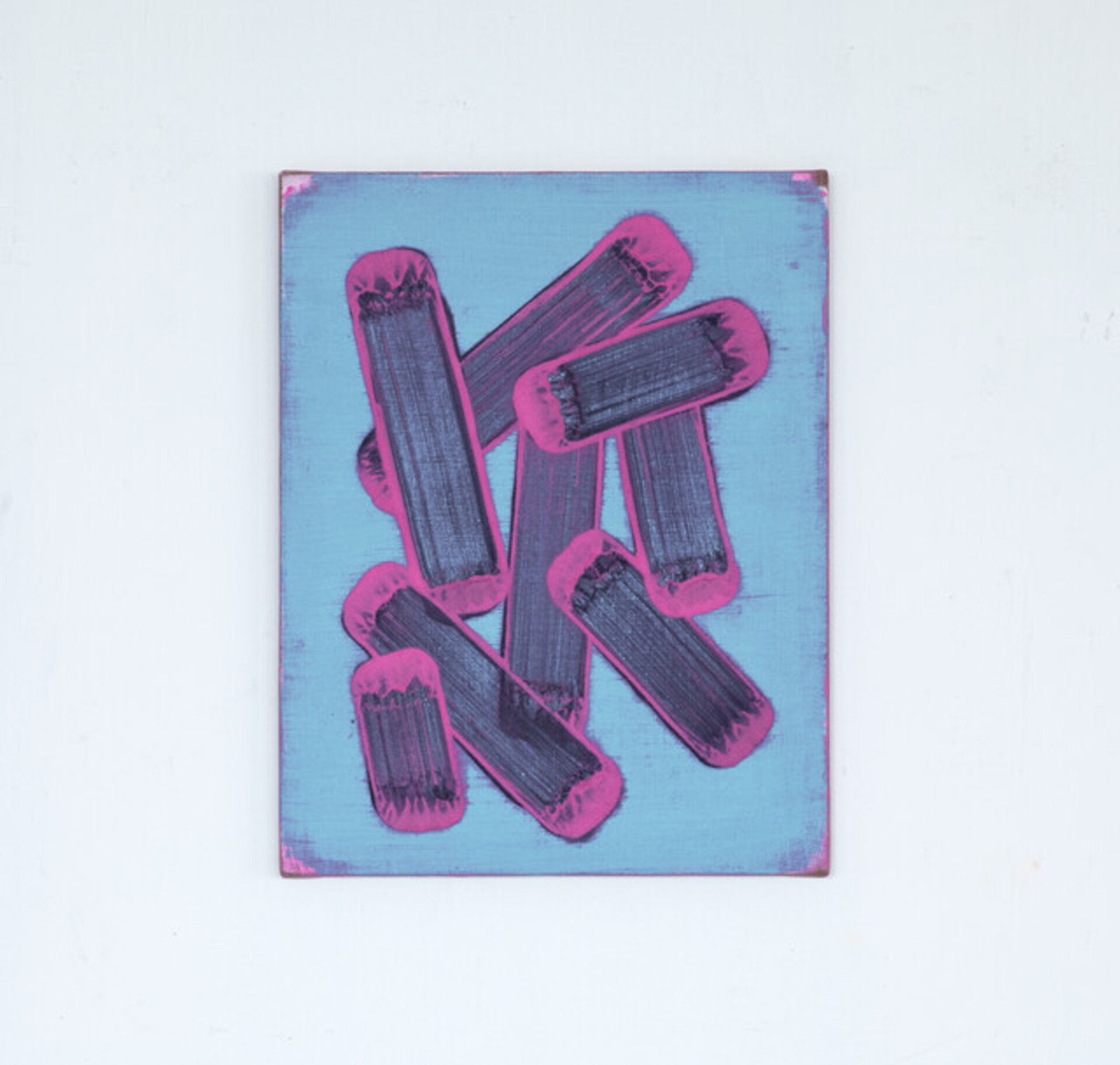 Pepto Bismol painting