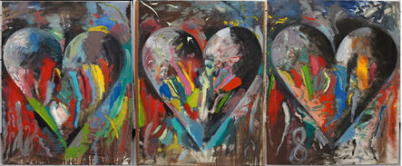 Jim Dine, ‘Three Hearts from the Beginning of the Work’, 1986