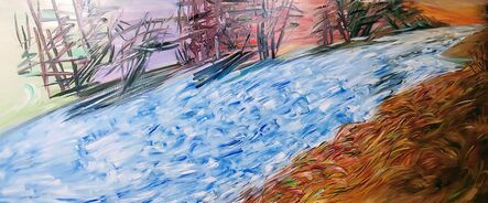 Mary Rieser Heintjes, ‘River in The Adirondacks’, 2020