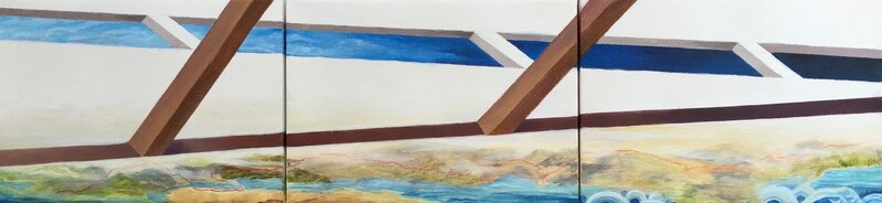 Barbara Gothard, ‘Yesterday's Hurdles in Todays World’, 2015, Painting, Oil on canvas, Asher Grey Gallery