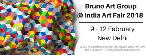 Bruno Art Group  at India Art Fair 2018, installation view
