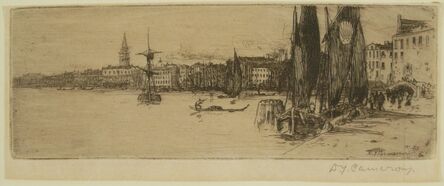 Sir David Young Cameron, ‘Bacino, Venice’, ca. 1900