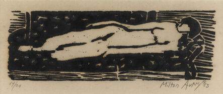 Milton Avery, ‘Nude’, 1953