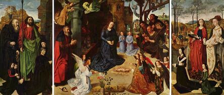 Hugo van der Goes, ‘Portinari Altarpiece (open)’, ca. 1474-76