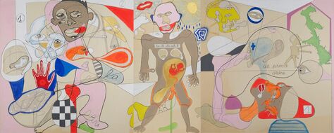 Caroline Demangel, ‘Un poisson célèbre (triptych)’, 2018