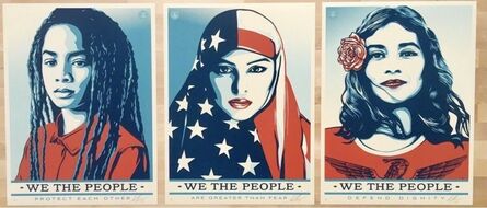 Shepard Fairey, ‘"We The People"’, 2017