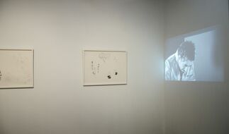Maria Lynch: Black Over White, installation view