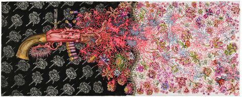 eX de Medici, ‘I killed her with my club’, 2017-2018