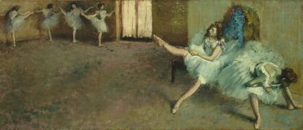 Edgar Degas, ‘Before the Ballet’, 1890/1892