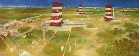 Bernard Perlin, ‘The Countdown at Cape Canaveral’, 1958