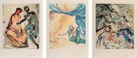 Salvador Dalí, ‘Les Amoureux (portfolio of three works)’, 1979