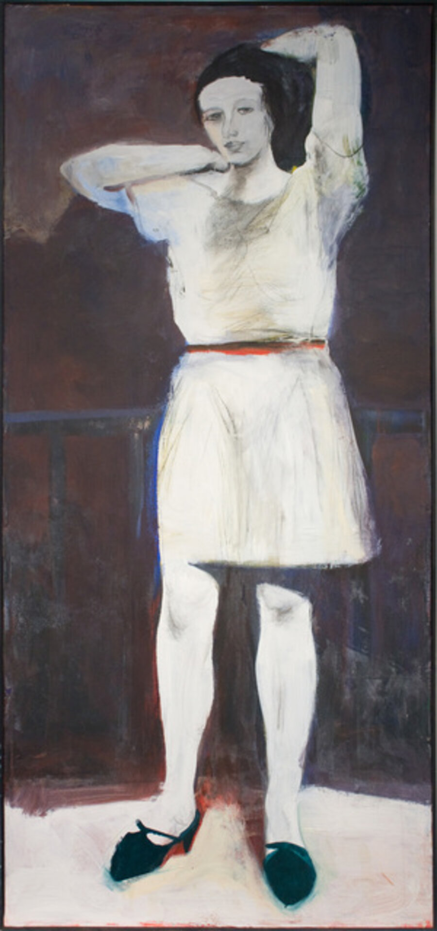 Girl with Arms Raised