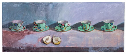 Will Cotton, ‘Tea Cups and Pear’, 1990