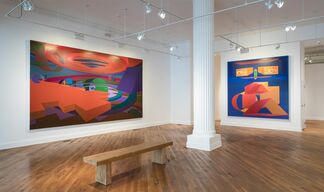 Al Held Luminous Constructs: Paintings and Watercolors from the 1990s, installation view