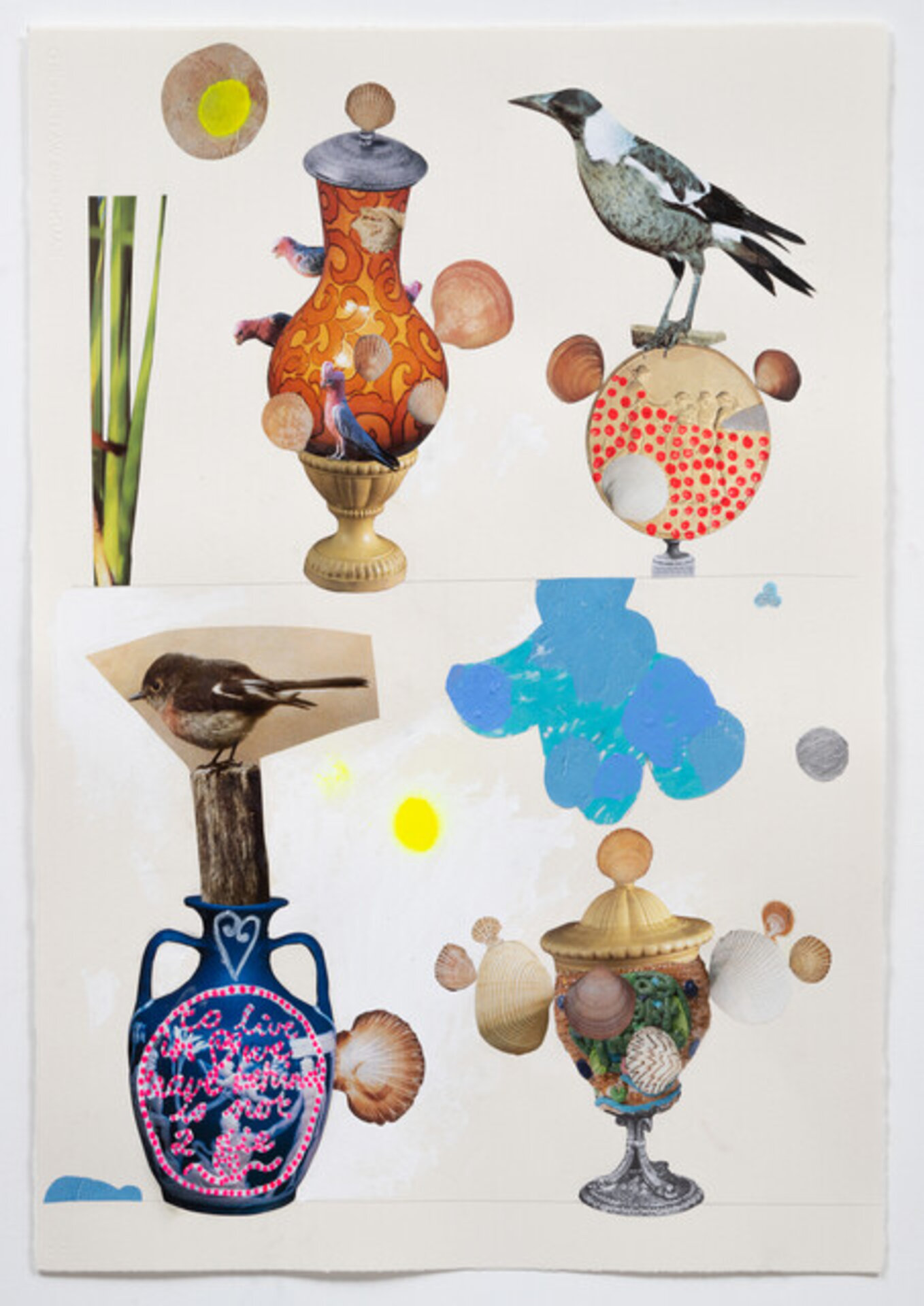 Sydney Cove Medallion and Portland Vase with Robin (for Henry Moss)