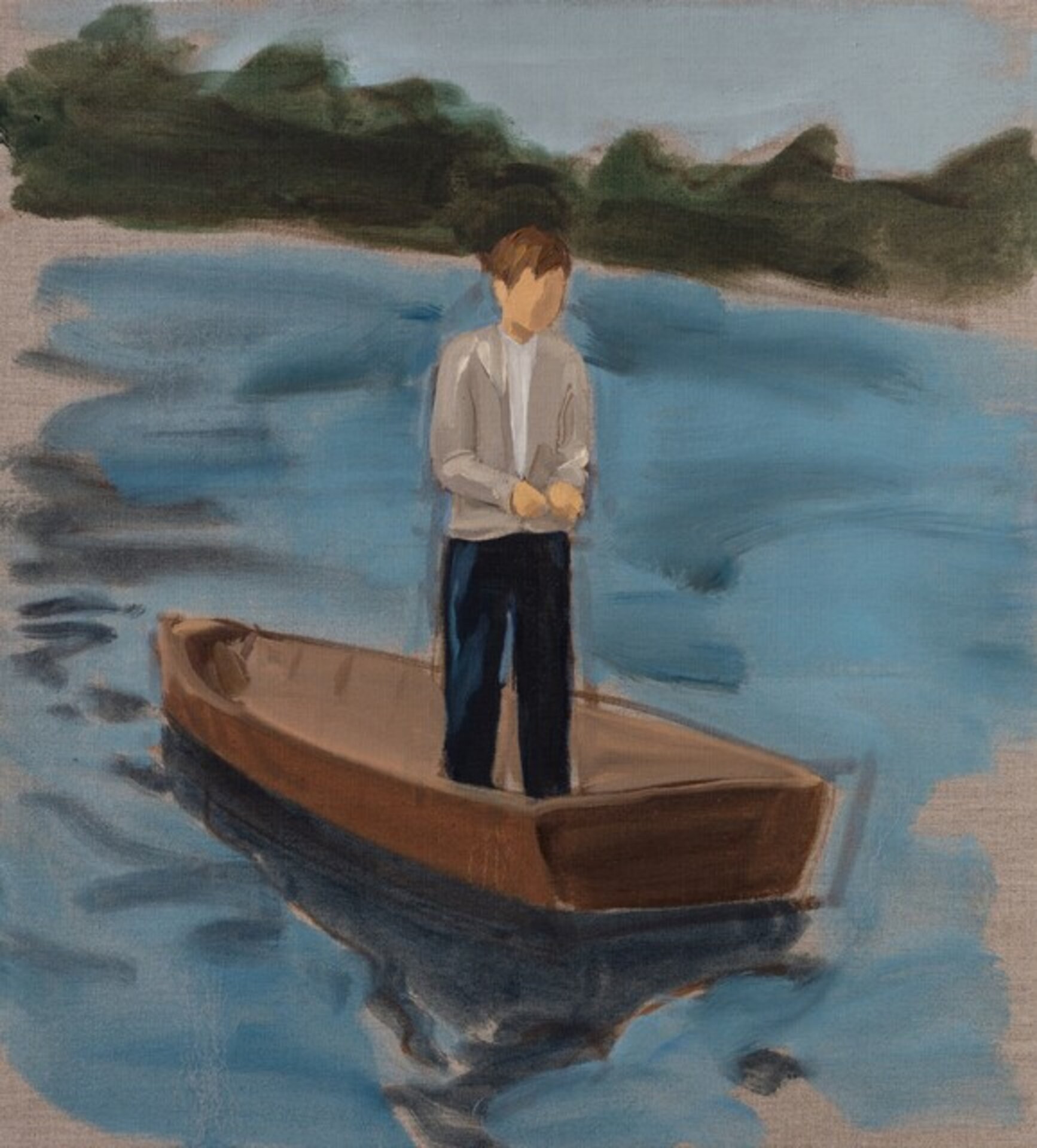 Standing In A Boat